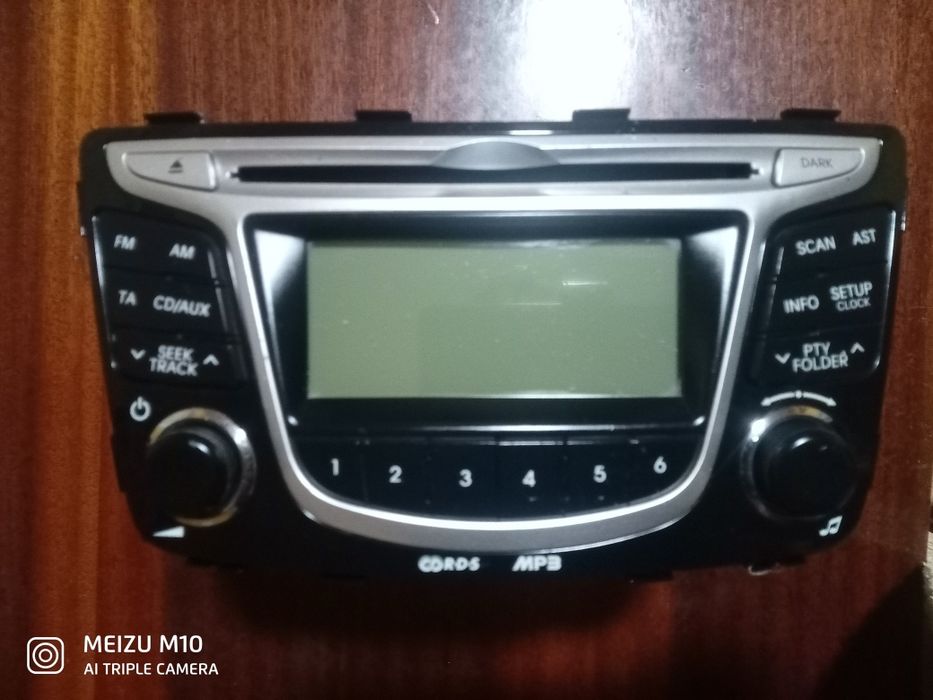 Магнитола hyundai accent 2010-2018 магнитофон