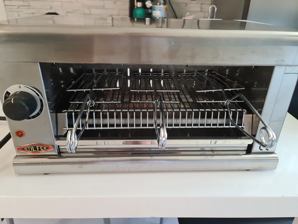 Torradeira Profissional STILFER em Aço Inox - Excelente Estado!