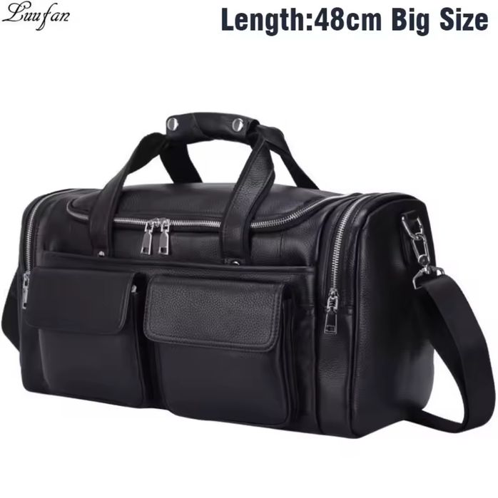 Дорожня шкіряна сумка