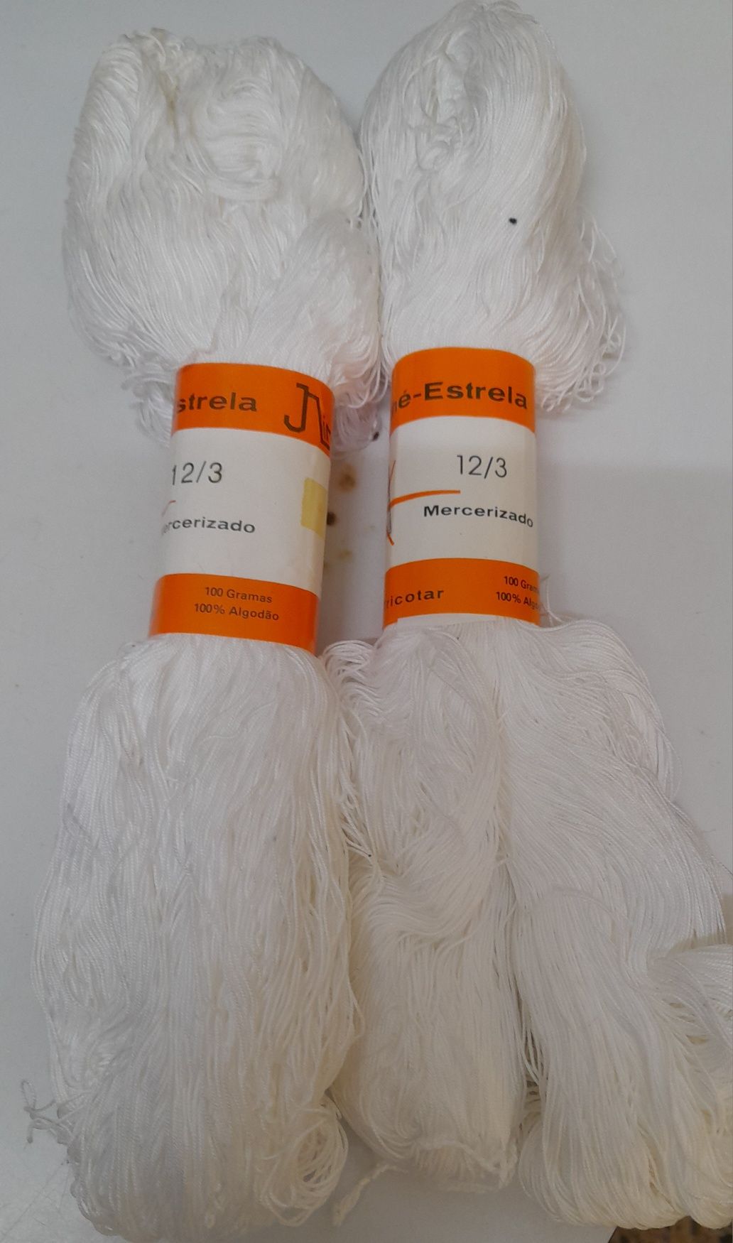 Meadas cor branco Números 4, 12 e 20 -Novas - ÚLTIMOS DIAS