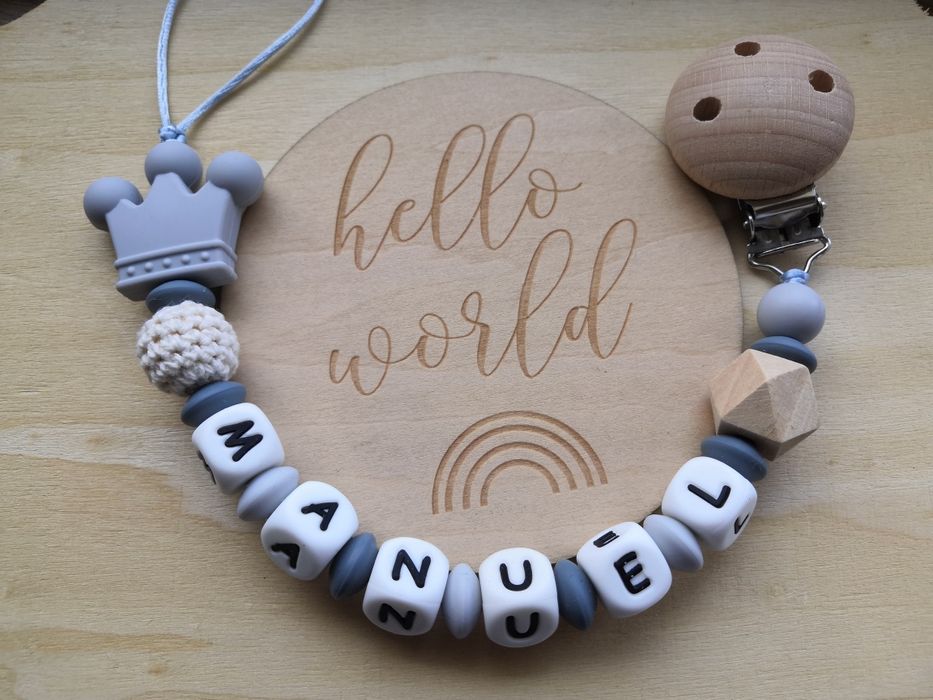 Prende chupetas silicone