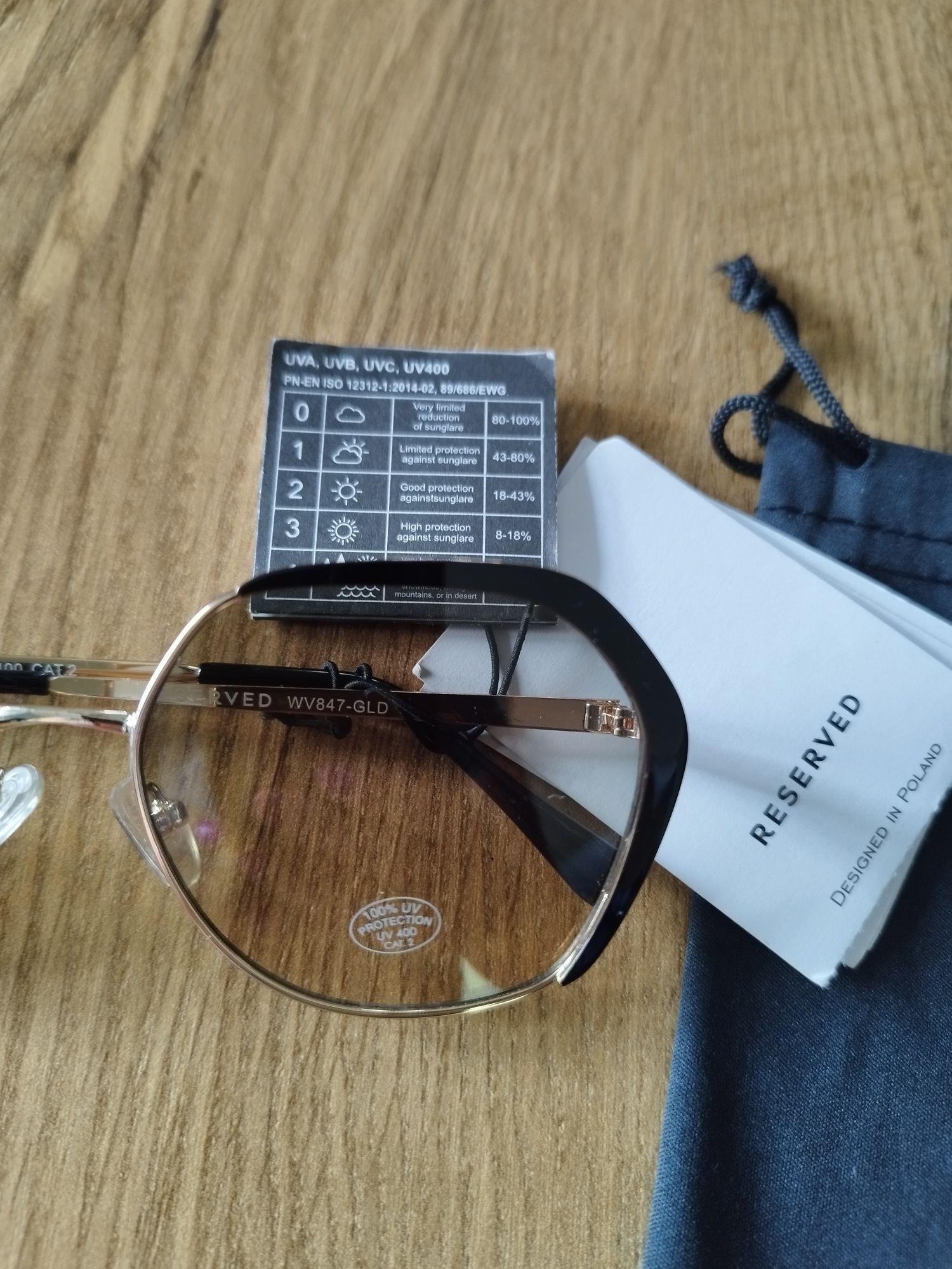Nowe okulary przeciwsłoneczne Reserved