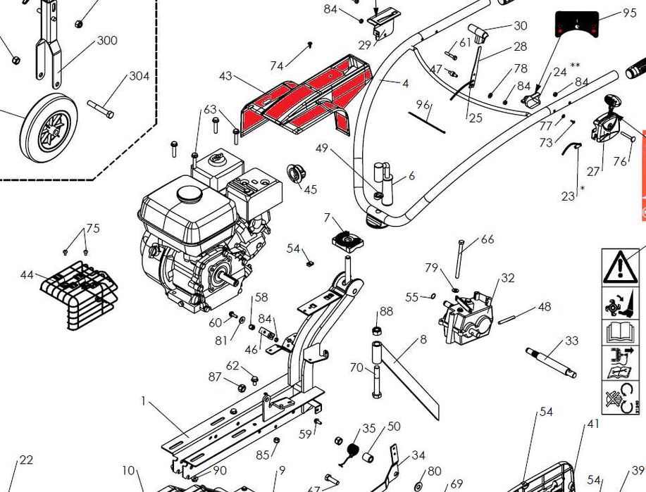 Osłona ramy Pubert Primo Honda FG