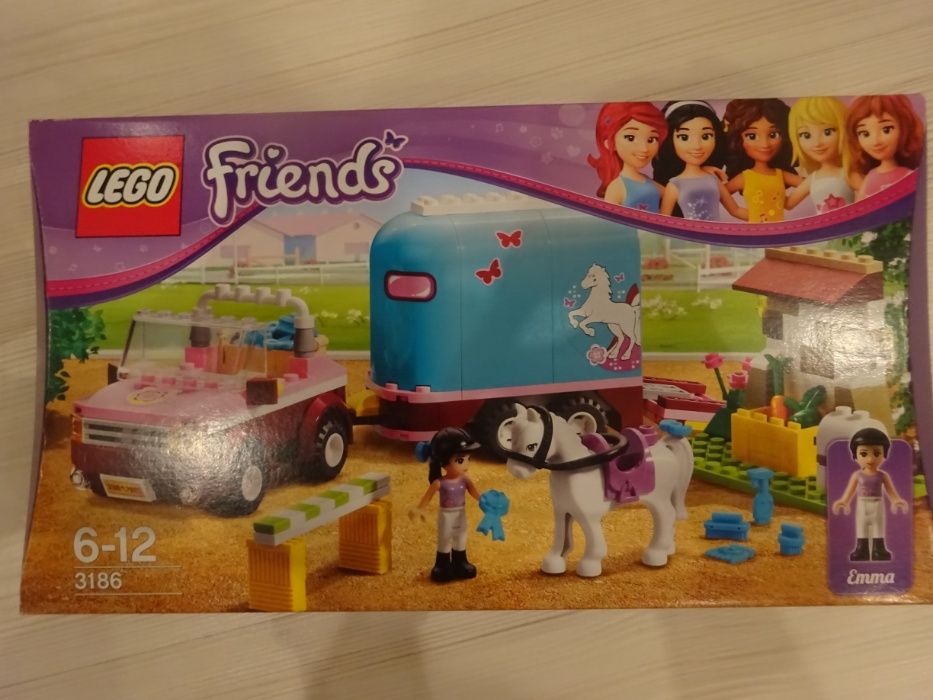 Przyczepa dla konia Emmy LEGO Friends 3186 KOMPLETNY zestaw