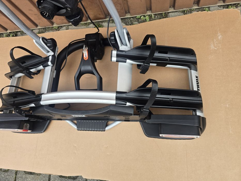 Bagażnik rowerowy na hak THULE EuroWay 921 923 dwa 2 rowery platforma
