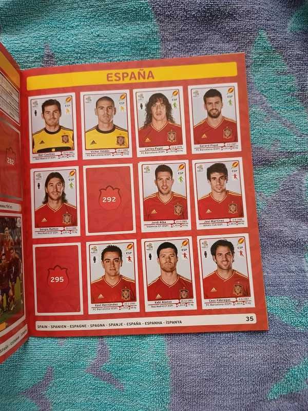 Kolekcjonerski album na naklejki UEFA euro 2012 Polska Ukraina Panini