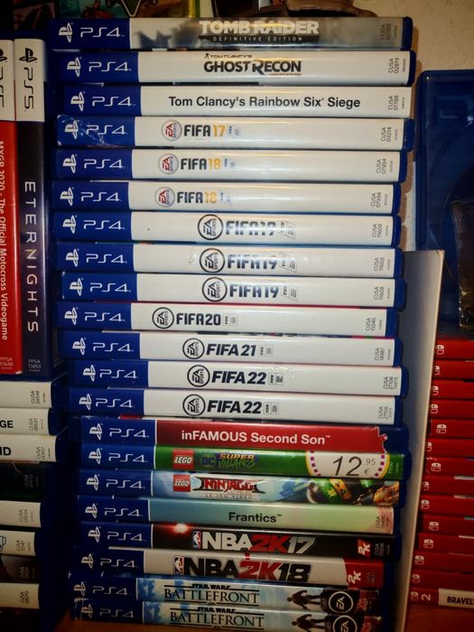 Jogos PlayStation 4/5 e switch1/2