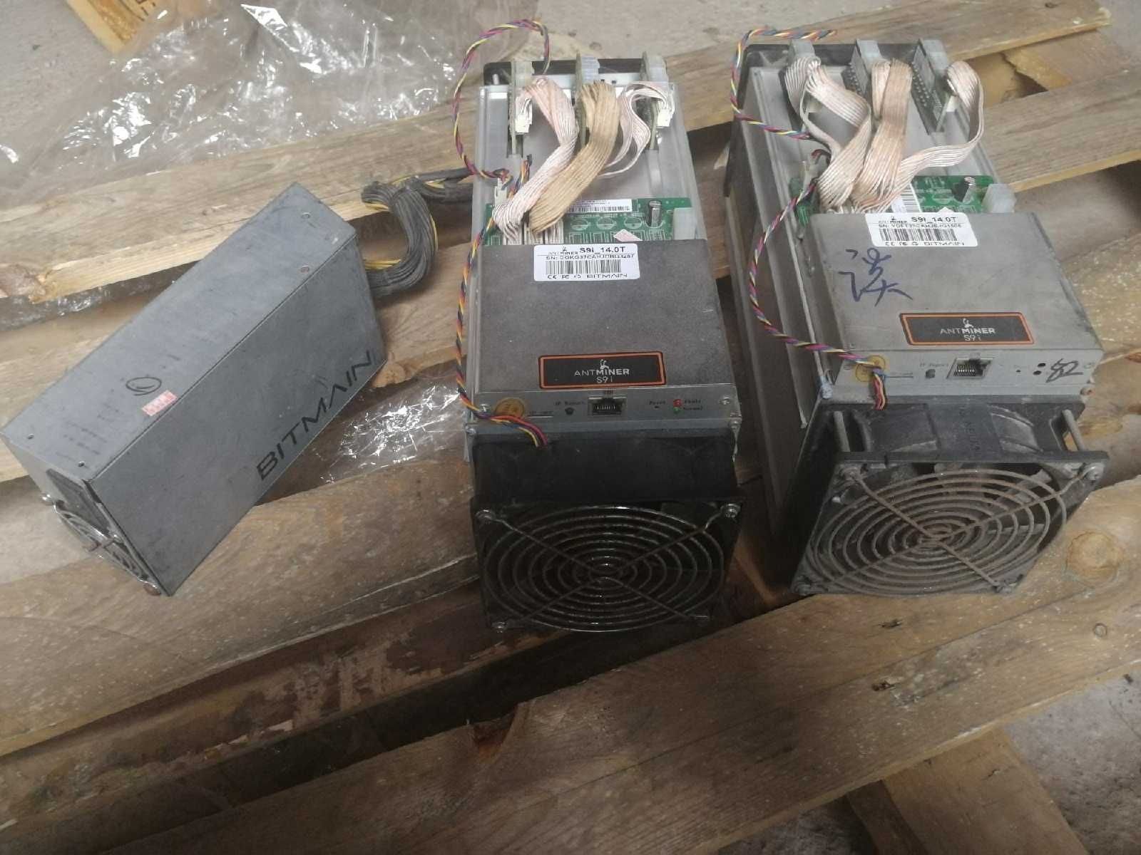 Asic Antminer Bitmain Bitcoin S9 i майнинг