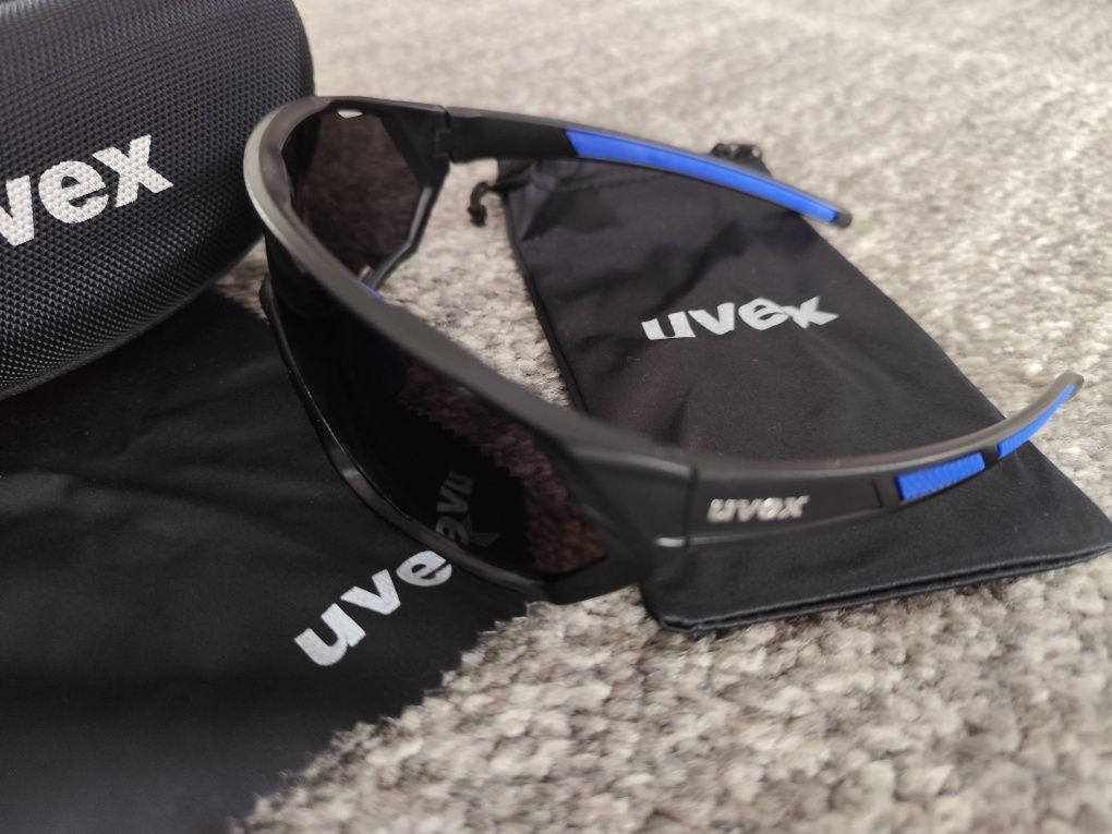 Okulary Sportowe Rowerowe/Do Biegania Przeciwsłoneczne Uvex UV400