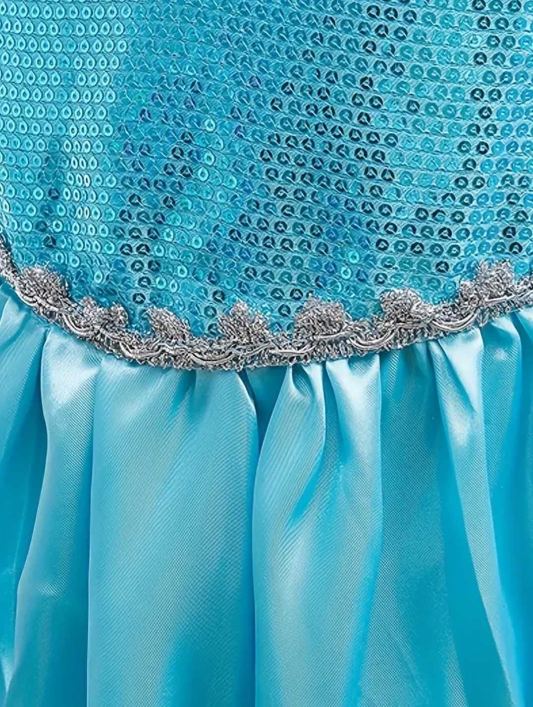Nowa suknia strój Elsa Elza Kraina Lodu, r. 110 bal przebranie