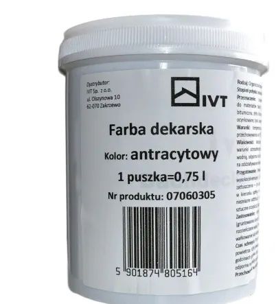 Farba dekarska antracytowa