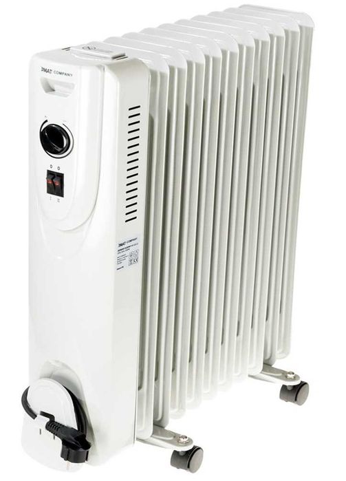 Grzejnik olejowy elektryczny 2500W Olejak 11 Żeber Ekonomiczny