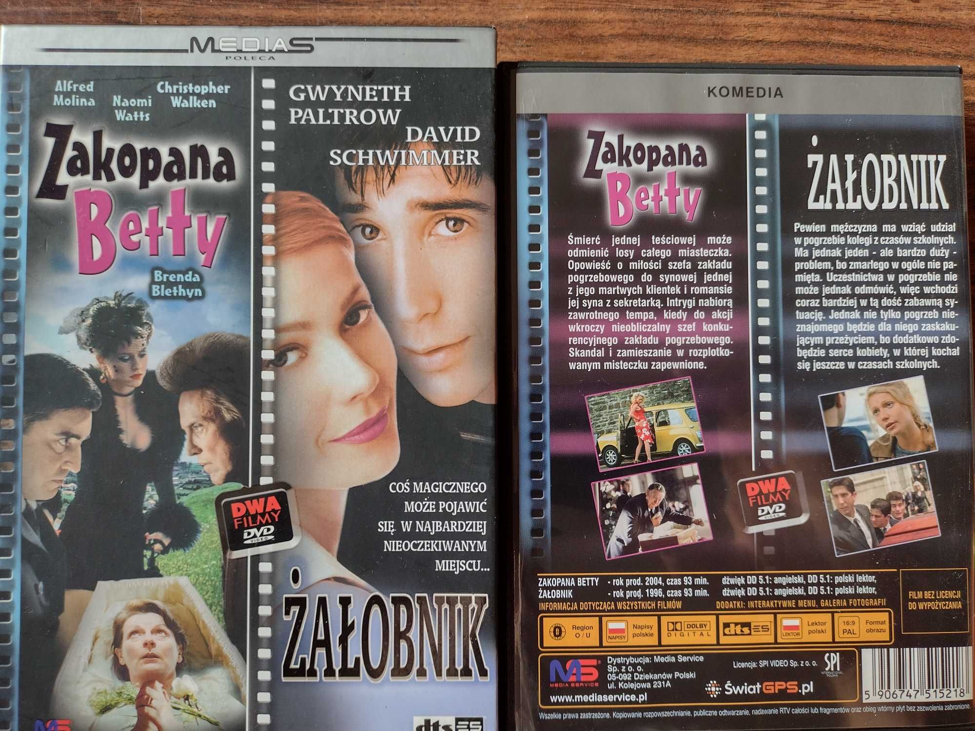 Zakopana Betty / Żałobnik - zestaw 2 dvd - wersja PL