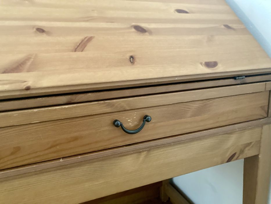 Ikea sekretarzyk leksvik hemnes drewno
