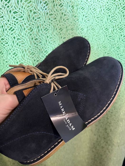 Мужские ботинки туфли замшевые MARK ADAM (New York) оригинал
