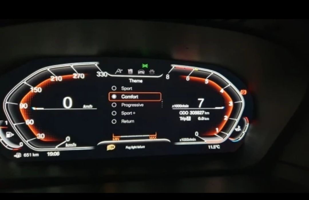 Cluster digital BMW E60 E61 E62 E63 (Novo)
