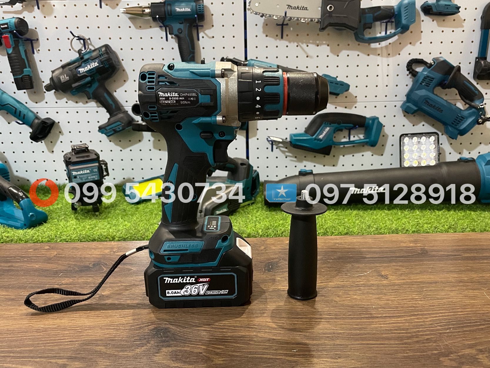 Акумуляторний Шуруповерт Makita DHP485 95Nm. 36V 8Ah з АКБ Шурупокрут