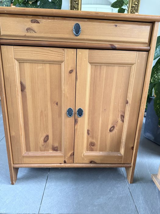 Meble dziecięce Ikea - zestaw; komoda, szafa, skrzynia