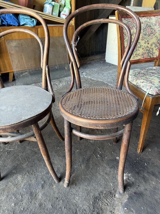 Krzesła krzesło PRL vintage stare renowacja