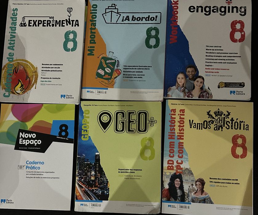 Cadernos de atividades 8°ano