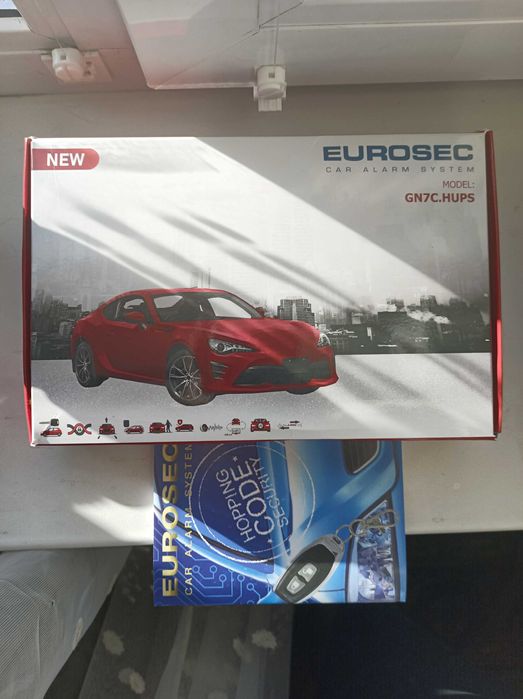 Автосигналізація EUROSEC GN7C.HUPS CAN-BUS та 2-ма карт-мітками/2025