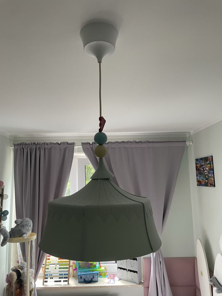 Lampa dziecięca cyrk trollbo ikea