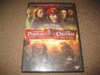 DVD "Piratas das Caraíbas: Nos Confins do Mundo" com Johnny Depp