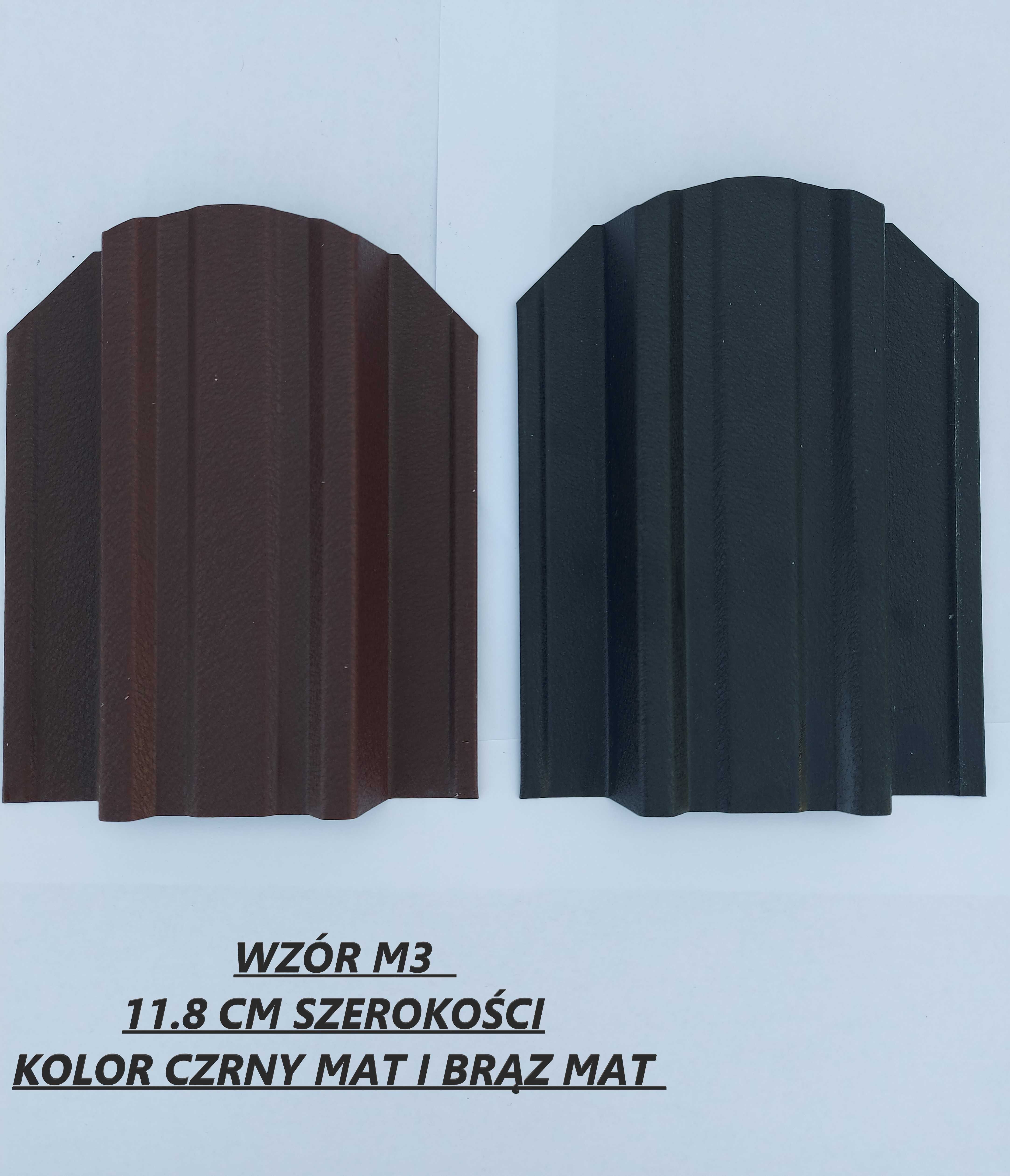 Sztachety Sztachetki Metalowe panel 11.5cm-12.4cm Producent Transport