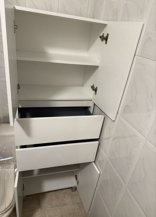 Móvel de WC com Muita Arrumação