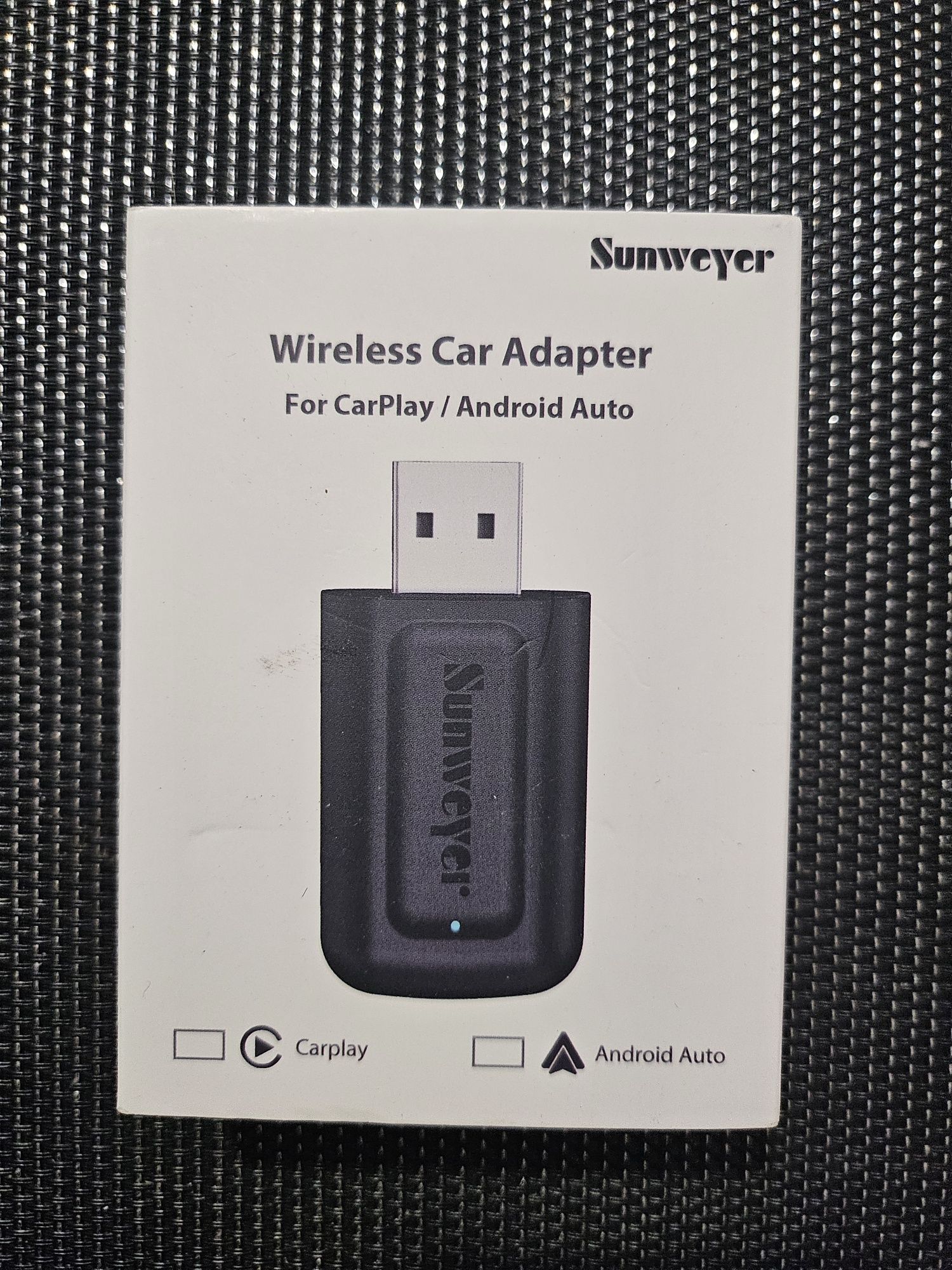 Bezprzewodowy adapter samochodowy CarPlay i Android 2w1