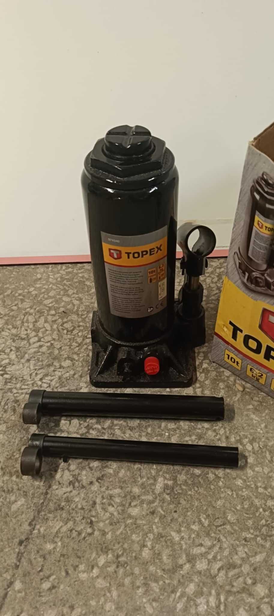 podnośnik hydrauliczny słupkowy Topex 10t