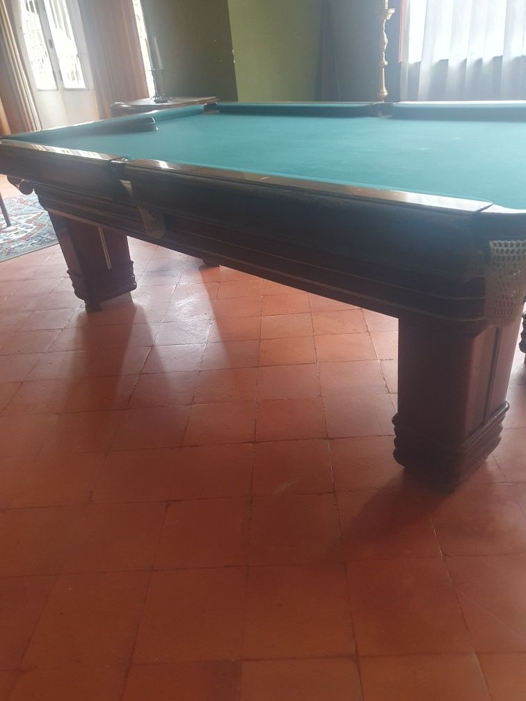 Mesa de Bilhar snooker antigo