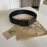 Pasek Burberry męski czarny 100cm