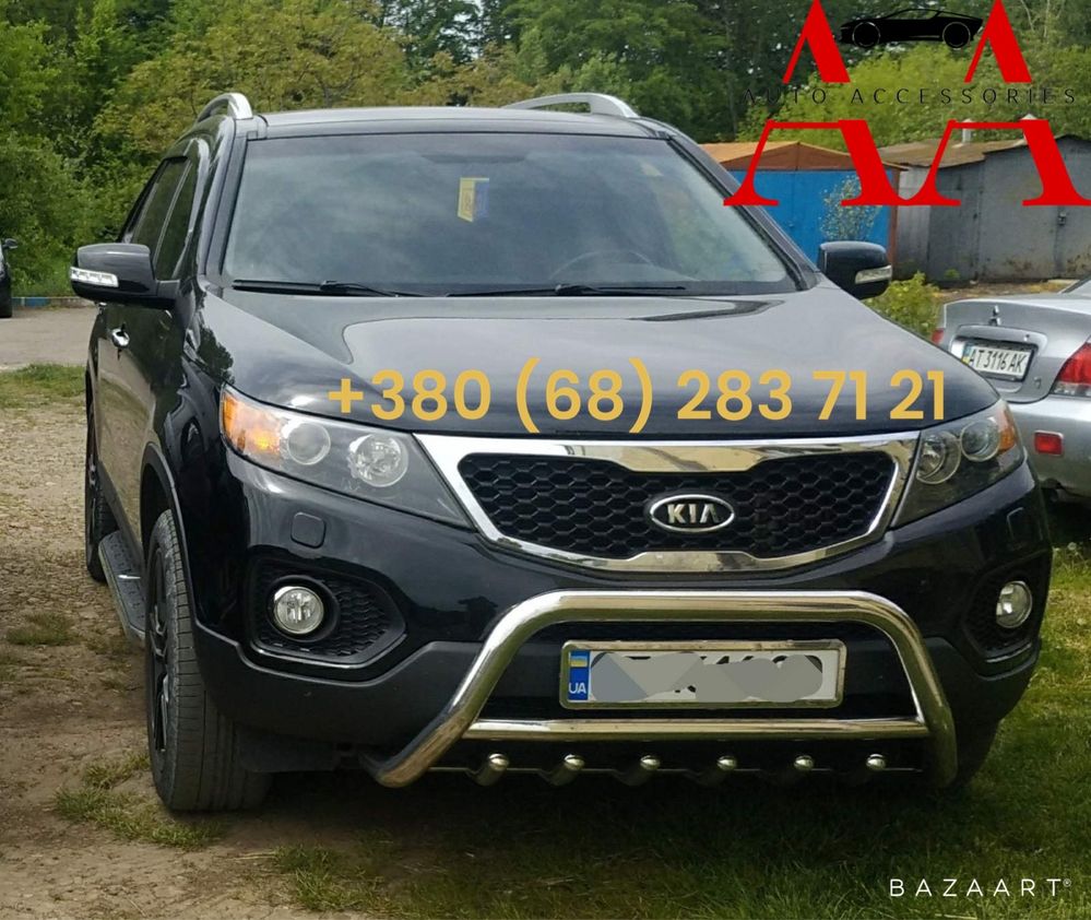 Кенгурятник KIA Sorento 2009+ Защита бампера Дуги Автообвес Тюнинг