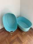 Cesto para Roupa Suja IKEA TORKIS – Flexível, Azul