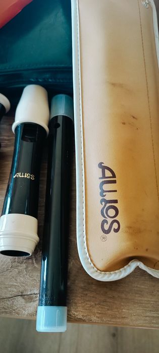 Japoński flet firmy aulos.