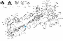 Wałek pompy Lemken Primus Albatros opryskiwacz AR160 AR250 Annovi
