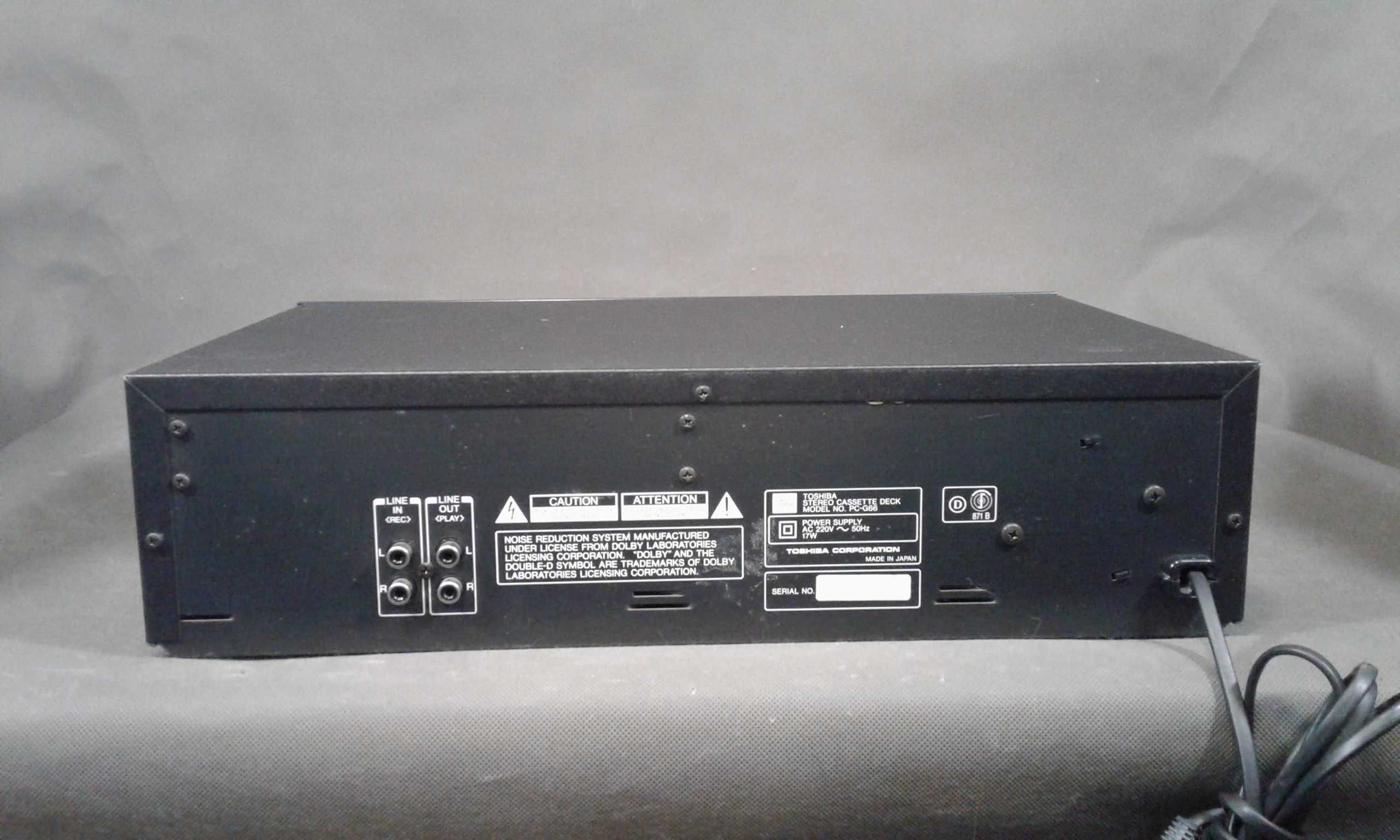 TOSHIBA PC-G66,magnetofon kasetowy