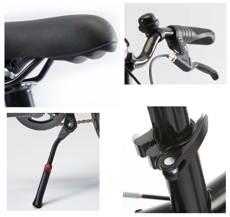 Bicicleta Dobrável Com Acessórios