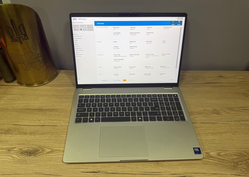 Ноутбук Dell Pro 16 Plus PB16250 Ultra 5 235 /16 Ram/ 256/FHD+