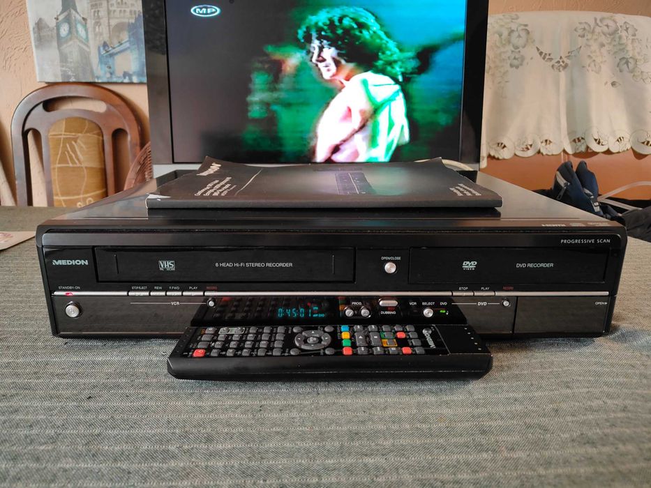VHS Na DVD 100% Sprawna Combo Nagrywarka MEDION (Funai) HDMI MD83425