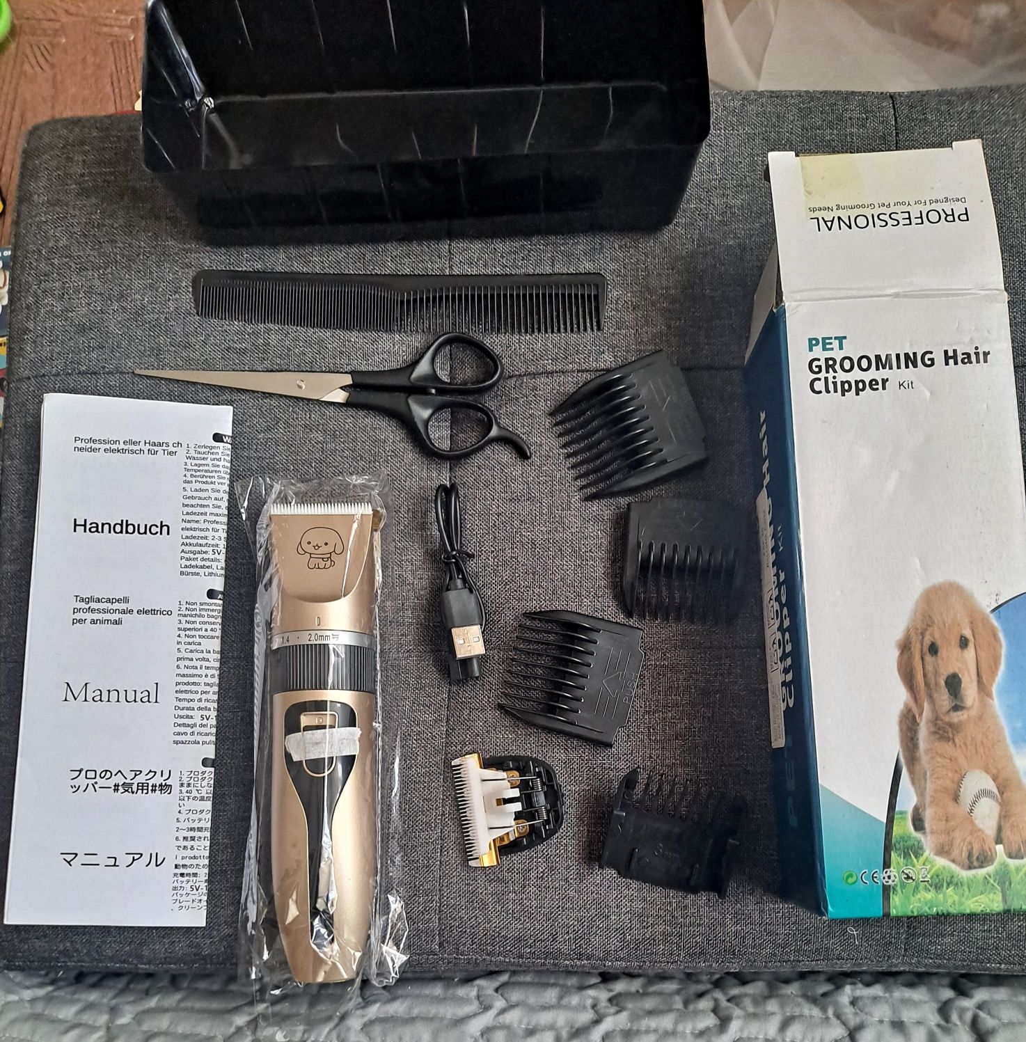 Maquina de tosquiar cães