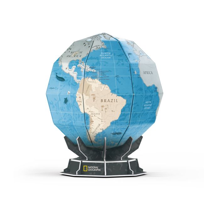 3D конструктор Cubic Fun STEM Скретч глобус (DS1082h)