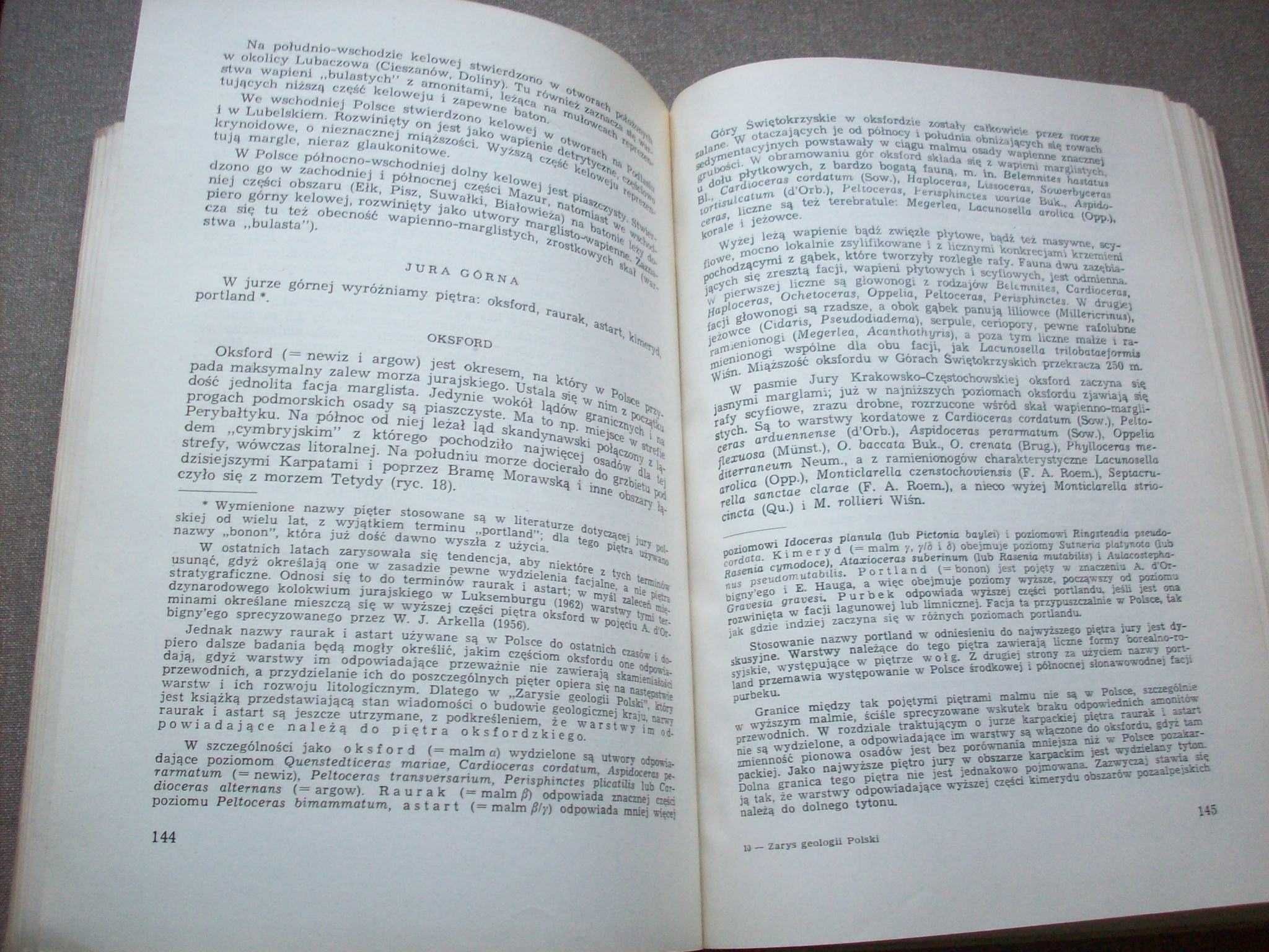 Zarys geologii Polski, Książkiewicz, Samsonowicz, Ruchle, 1965.