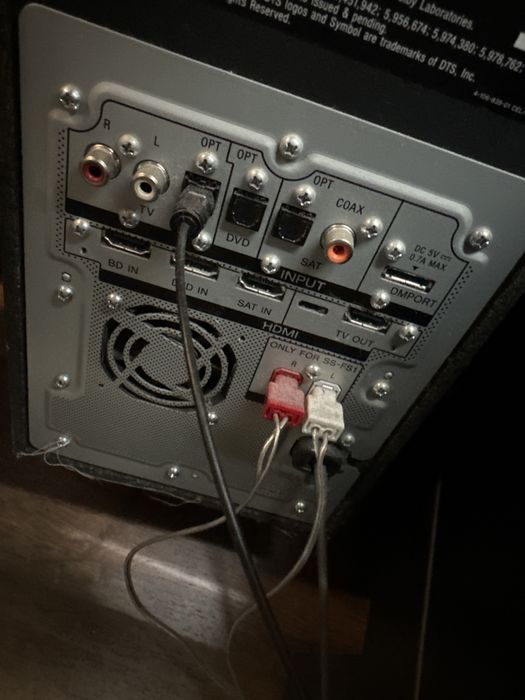 Sistema de som Sony 2.1