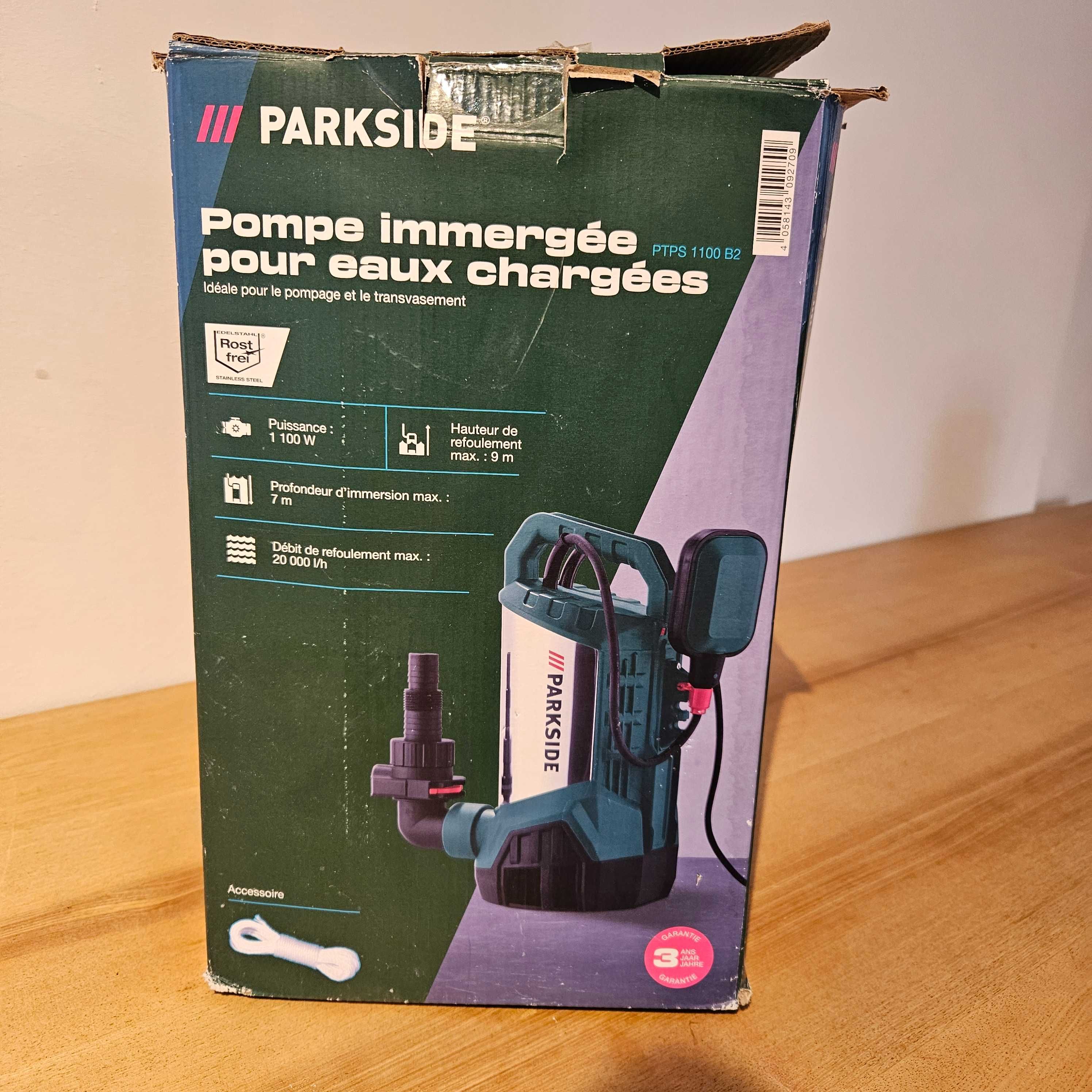Bomba Submersível para Águas Sujas PARKSIDE