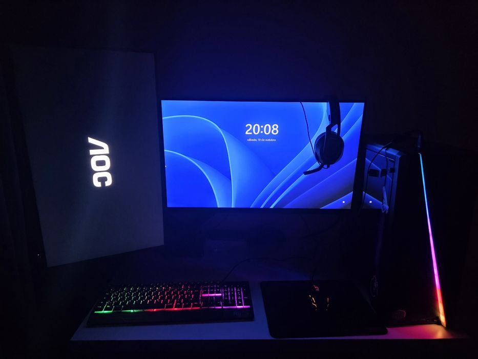 Pc gaming completo (setup) vendo/troco