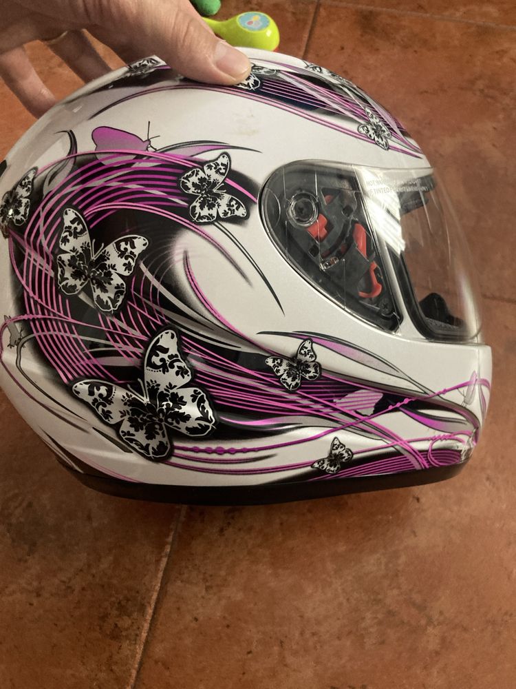 Capacete mt thunder butterfly