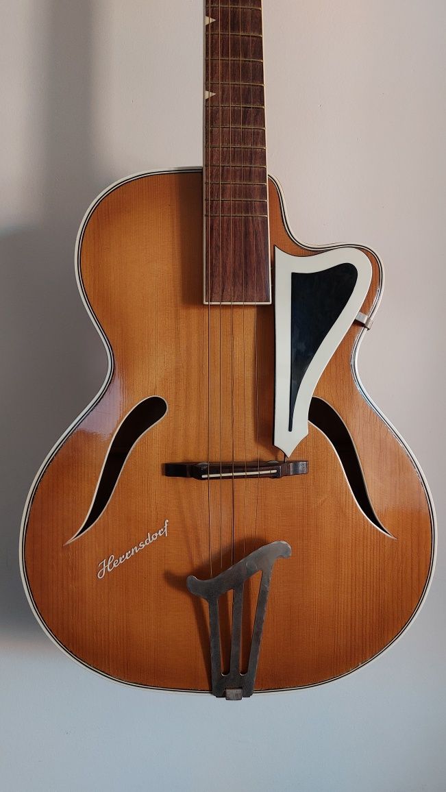 Gitara akustyczna archtop Musima Herrnsdorf vintage antyk DDR