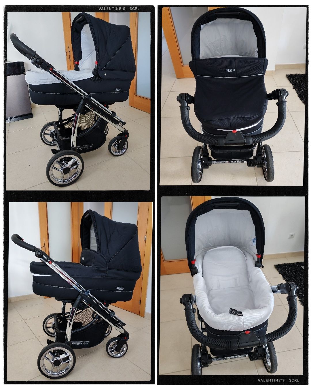 Trio Bebecar I3 com todos os acessórios